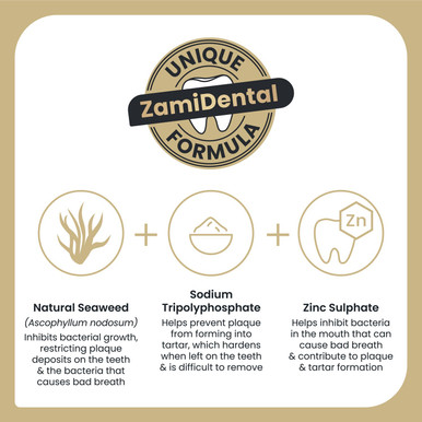 ZamiPet Dental Sticks For Adult Medium/Large Breed Dogs - 6 Sticks (200g)