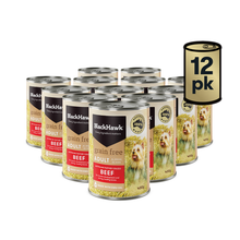 Black Hawk Grain Free Adult All Breed Beef Wet Dog Food (12 x 400g cans)