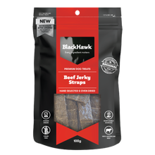 Black Hawk Beef Jerky Straps Dog Treats (100g pack)