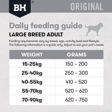 Black Hawk Original Adult Large Breed Chicken & Rice Dry Dog Food (20kg bag)
