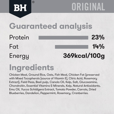 Black Hawk Original Adult Large Breed Chicken & Rice Dry Dog Food (20kg bag)