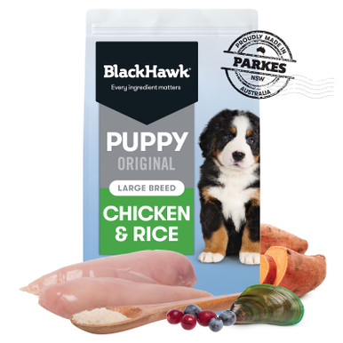 Black Hawk Puppy Original Large Breed Chicken & Rice Dry Dog Food