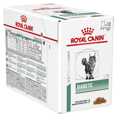 Royal Canin Veterinary Diet Feline Diabetic Wet Cat Food Pouches