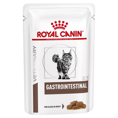 Royal Canin Veterinary Diet Feline Gastrointestinal Wet Cat Food Pouches