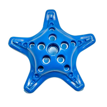 SodaPup Nylon Starfish Chew Toy for Dogs - Blue (front)