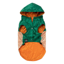 FuzzYard Ormond Raincoat Green/Beige for Dogs