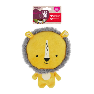 Rosewood Leo Lion Plush Squeaker Dog Toy