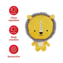 Rosewood Leo Lion Plush Squeaker Dog Toy