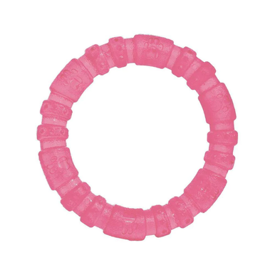 Rosewood BioSafe Puppy Ring Chew Dog Toy (Pink)