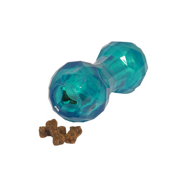 Rosewood BioSafe Puppy Treat Dispenser Dumbbell Chew Dog Toy (Blue)