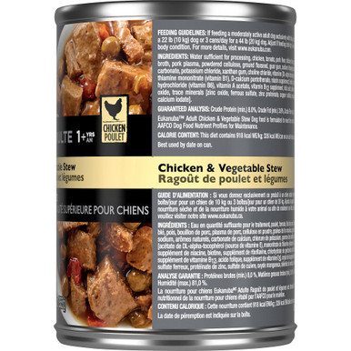 Eukanuba Adult Chicken & Vegetable Stew Wet Dog Food (355g x 12 cans)