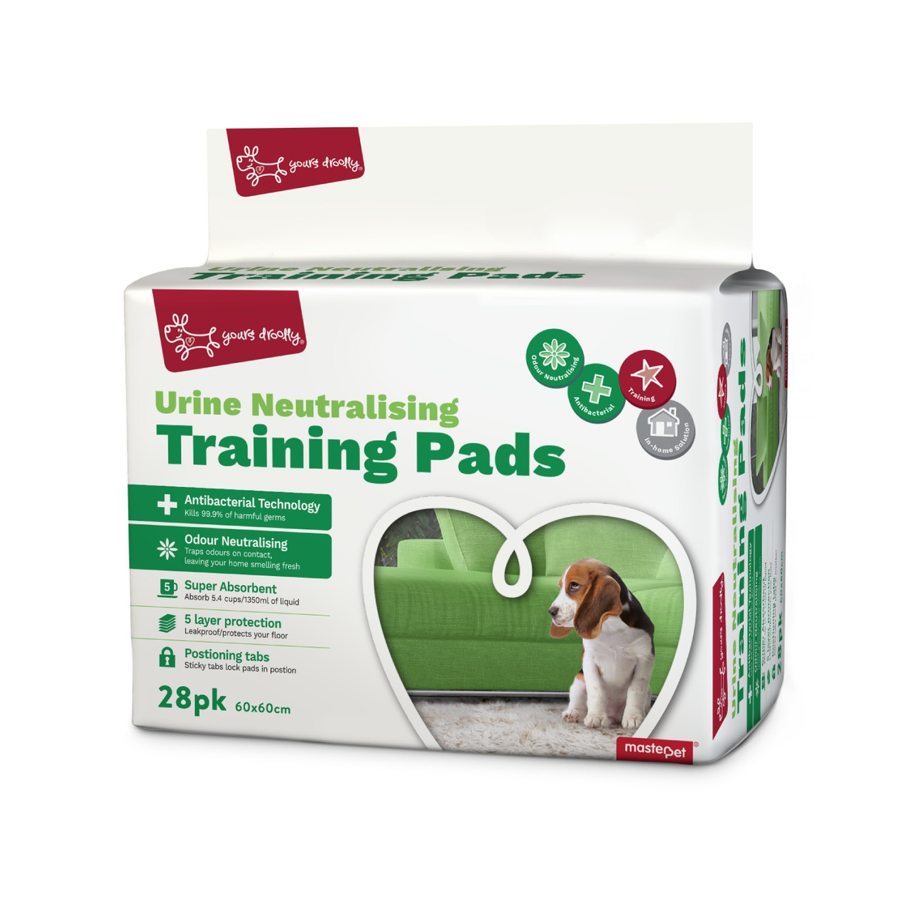 Yours Droolly Urine Neutralising Training Pads For Dogs
