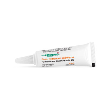 Aristopet Topical Flea & Worm Spot Treatment For Kittens & Small Cats Up To 4kg