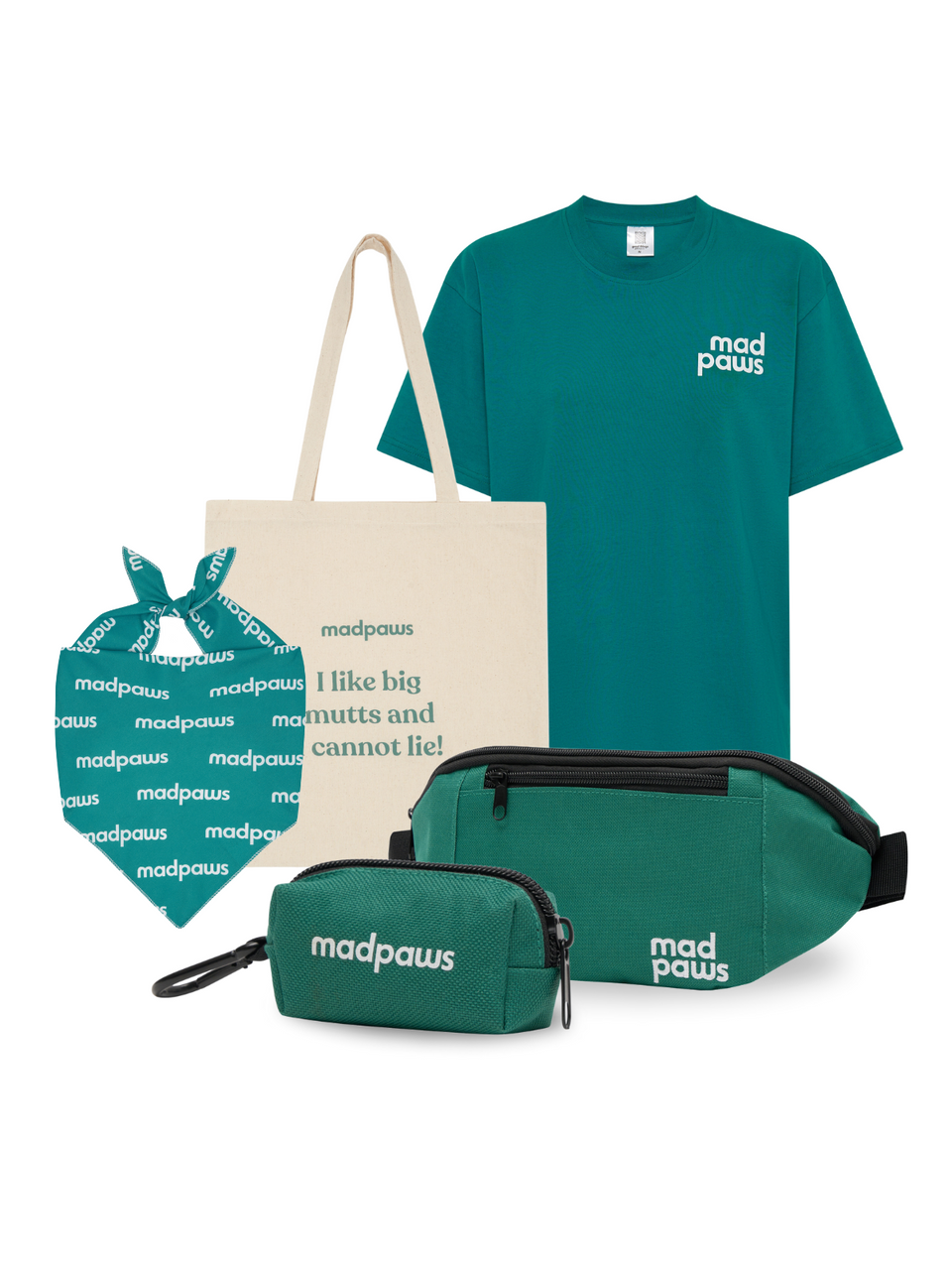 Mad Paws Merch Bundle Teal