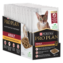 Pro Plan Adult Tender Piecs with Chicken in Gravy Wet Cat Food (12 x 85g pouches)