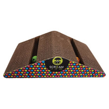 Scream Triangle Cat Scratcher Multicolour