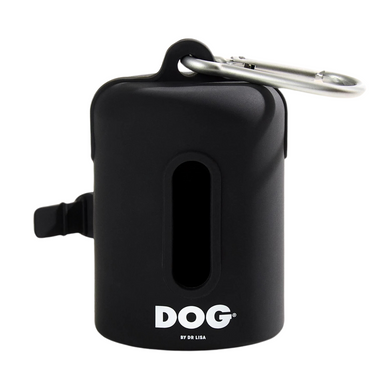 DOG By Dr Lisa Silicone Poo Bag Holder - Black (6 pack)