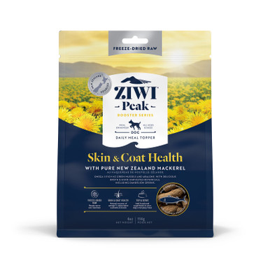 Ziwi Peak Freeze-Dried Raw Mackerel Skin & Coat Health Booster Food Topper For Dogs