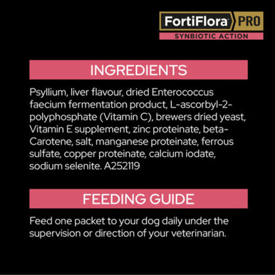 Pro Plan FortiFlora PRO Canine Probiotic (30 x 1g sachets)