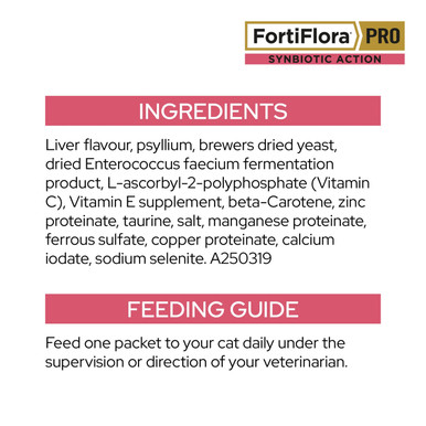Pro Plan FortiFlora PRO Feline Probiotic (30 x 1g sachets)