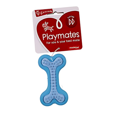Yours Droolly Playmates Teethers Dental Bone Massager Blue (Small)