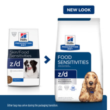 Hill's Prescription Diet z/d Skin/Food Sensitivities Dry Dog Food - New Look