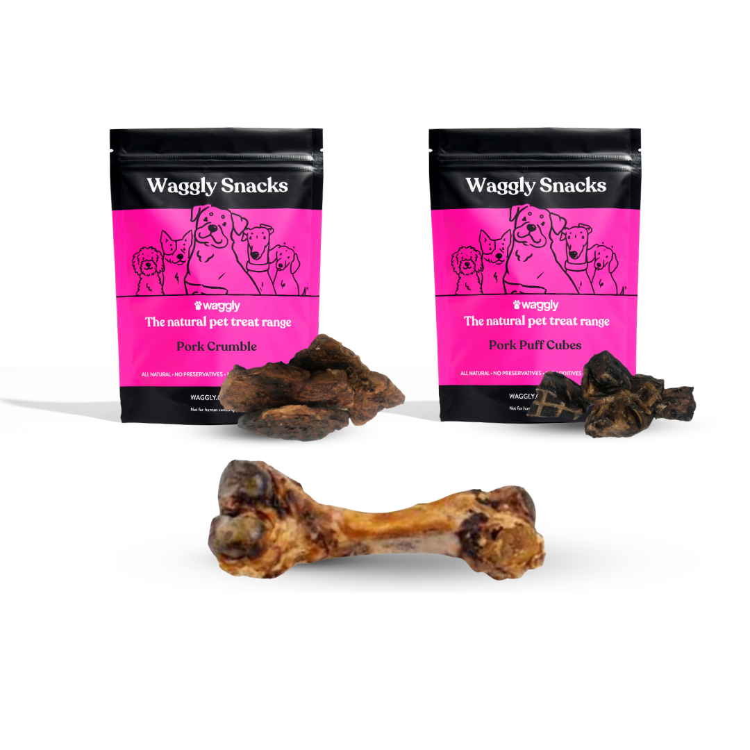 Waggly Pork Pack Treats Value Bundle