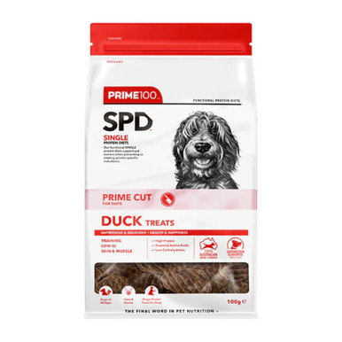 Prime100 SPD Prime Cut Duck Dog Treats (100g)
