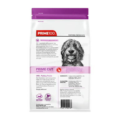 Prime100 SPD Prime Cut Turkey Dog Treats (100g)