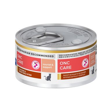 Hill's Prescription Diet ONC Care Chicken & Vegetable Stew Wet Cat Food (24 x 82g cans)