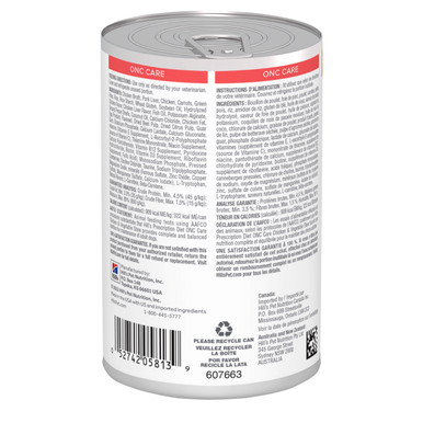 Hill's Prescription Diet ONC Care Chicken & Vegetable Stew Wet Dog Food (12 x 354g cans)