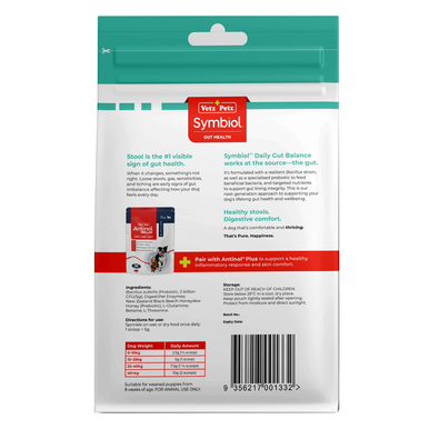 Symbiol Daily Gut Balance - Prebiotic & Probiotic Powder