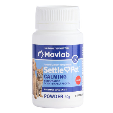 SettlePet Calming Powder for Small Dogs and Cats (50g)