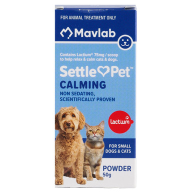 SettlePet Calming Powder for Small Dogs and Cats (50g)