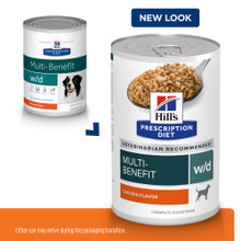 Hill's Prescription Diet w/d Multi-Benefit Canned Dog Food - New Look