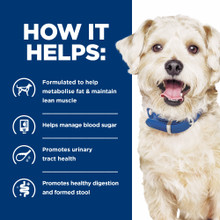 Hill's Prescription Diet w/d Multi-Benefit Canned Dog Food - How it Helps