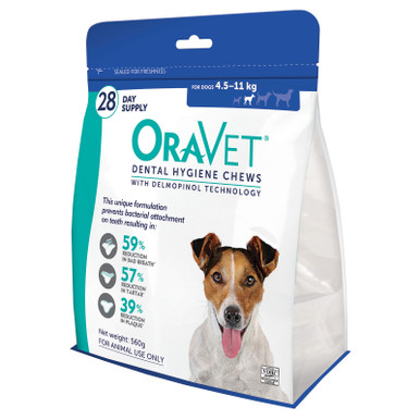 OraVet Dental Chews Small Dogs 4.5-11kg