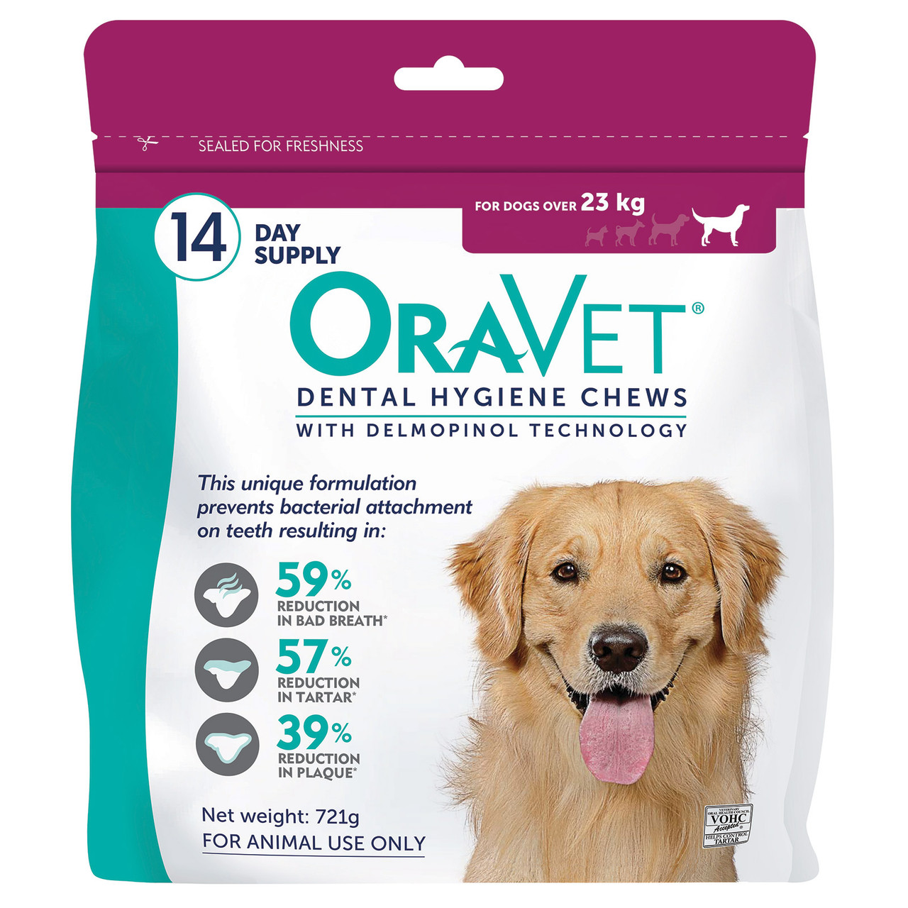 Oravet Dental Chews Large Dogs 23kg+
