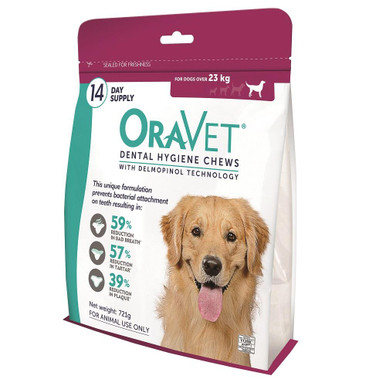 Oravet Dental Chews Large Dogs 23kg+