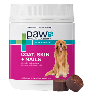 PAW Coat Skin & Nails Multivitamin Chews (300g approx. 60 chews )