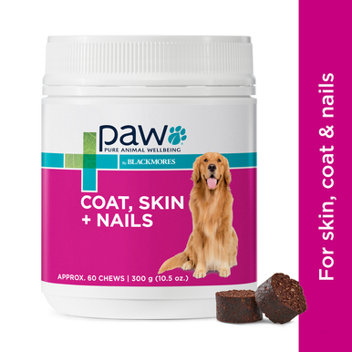 PAW Coat Skin & Nails Multivitamin Chews (300g approx. 60 chews )
