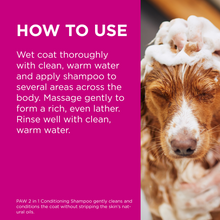 PAW 2-in-1 Conditioning Shampoo - How to Use