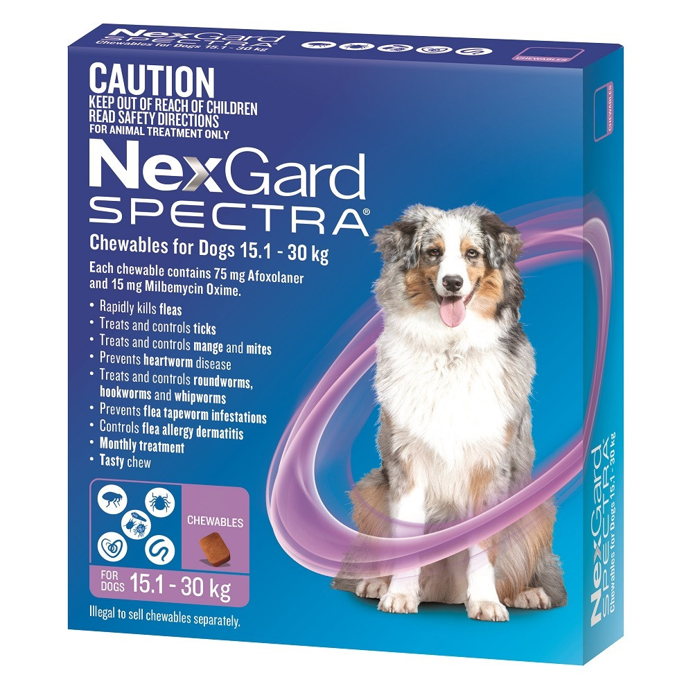 Nexgard Spectra Purple 15.1kg-30kg