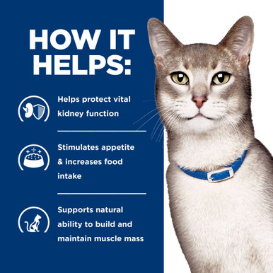 Hill's Prescription Diet k/d Kidney Care Dry Cat Food - How it Helps