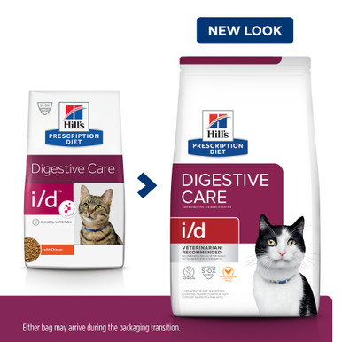 Hill's Prescription Diet i/d Digestive Care Dry Cat Food - 1.8kg bag (4629)