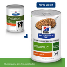 Hill's Prescription Diet Metabolic Weight Management Wet Dog Food - New Look