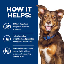 Hill's Prescription Diet Metabolic Weight Management Wet Dog Food - How it Helps