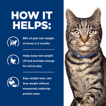 Hill's Prescription Diet Metabolic Weight Management Dry Cat Food - How it Helps