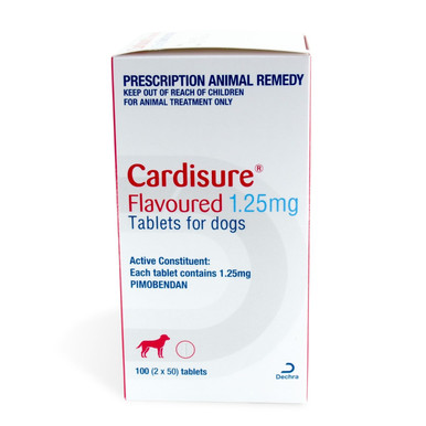 Cardisure Flavoured Tablets 1.25mg - 100 Tablets