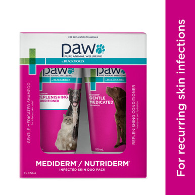 PAW Mediderm/Nutriderm Infected Skin Duo Pack (200ml)